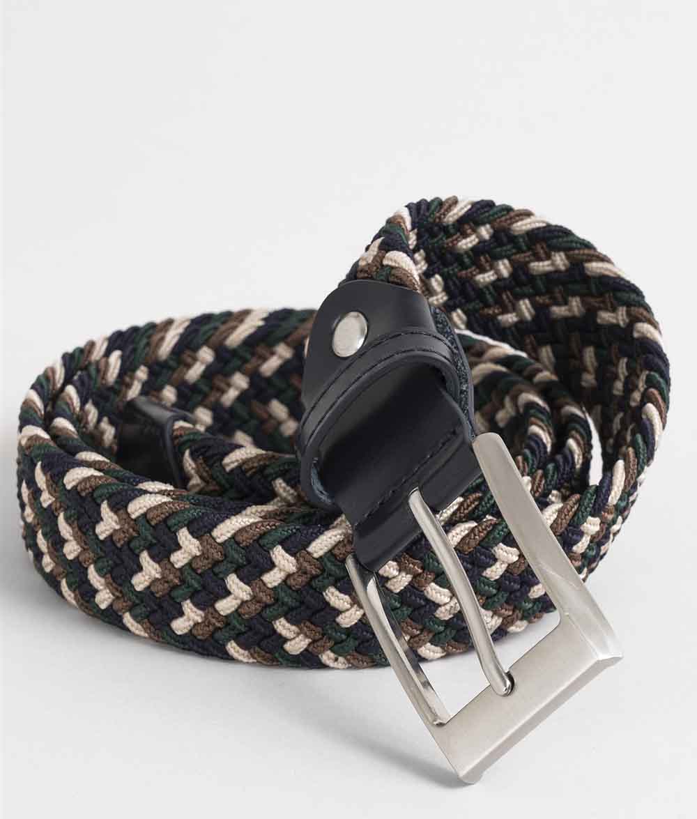 CINTURON TRENZADO TEXTIL