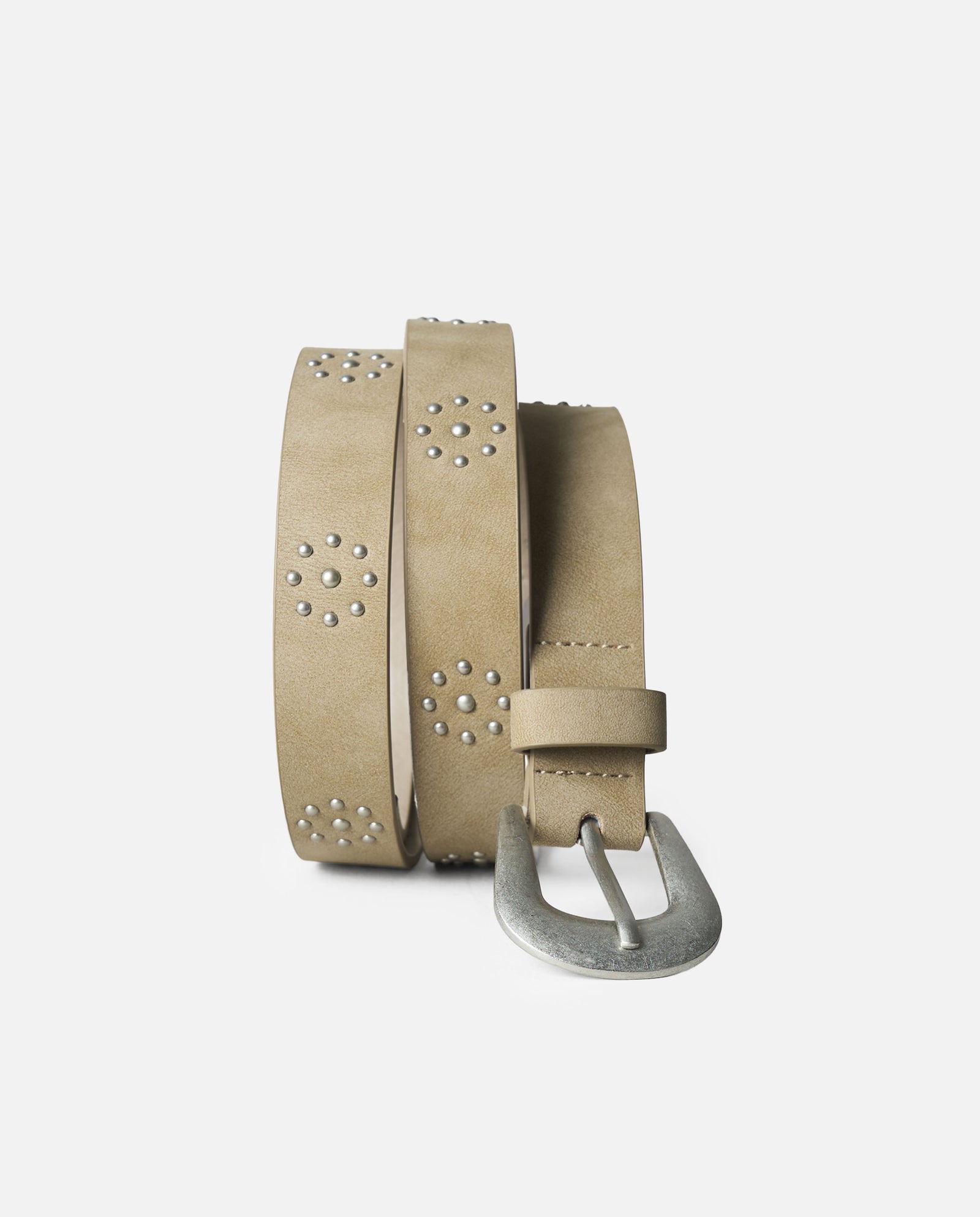 CINTURON REMACHES BEIGE