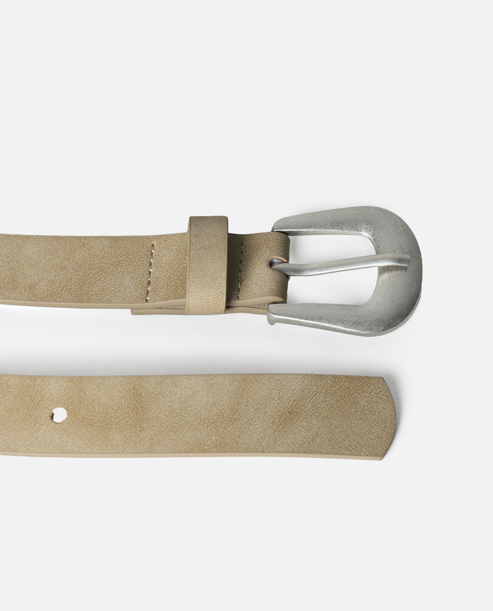 CINTURON REMACHES BEIGE
