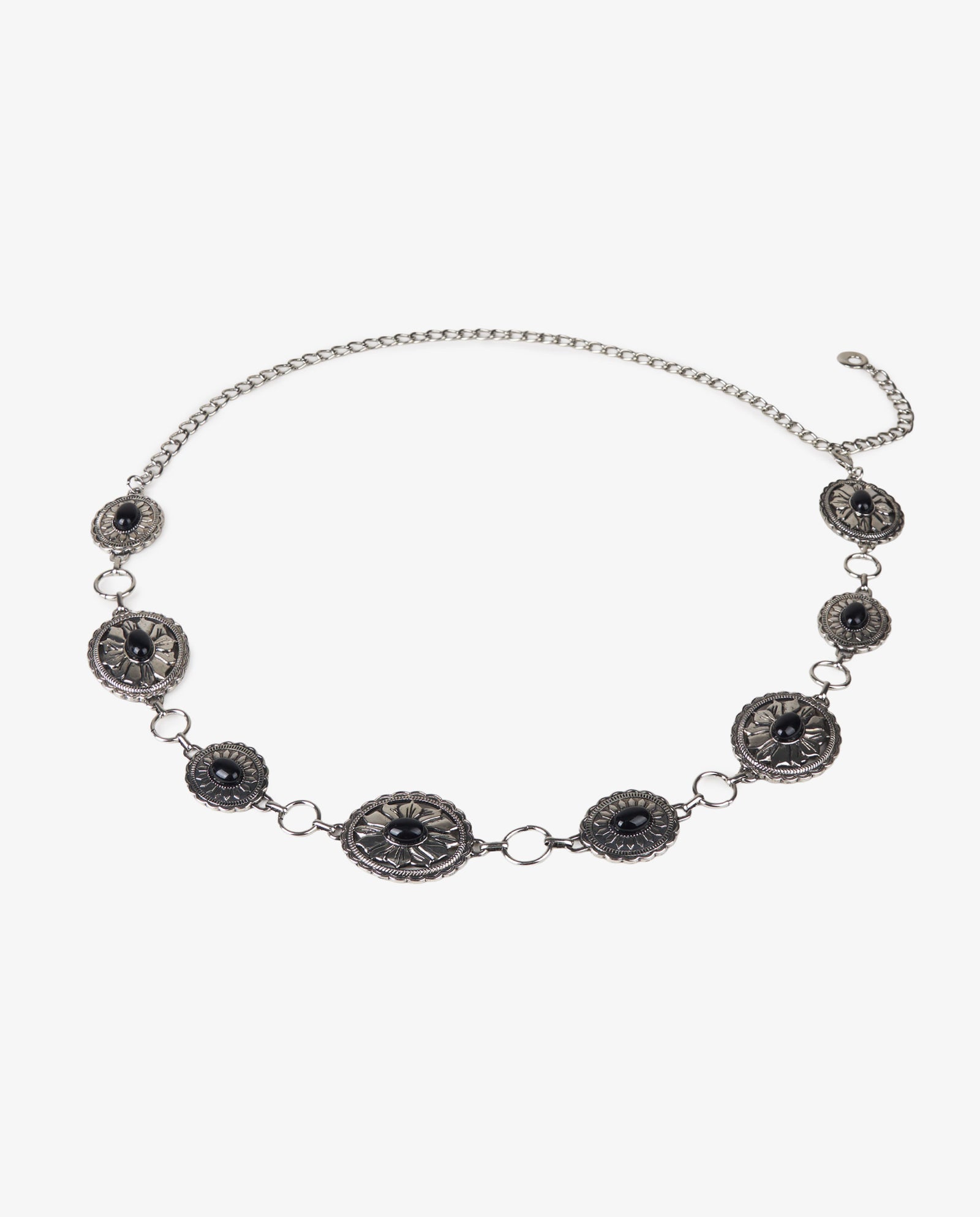 CINTURÓN CADENA NEGRO