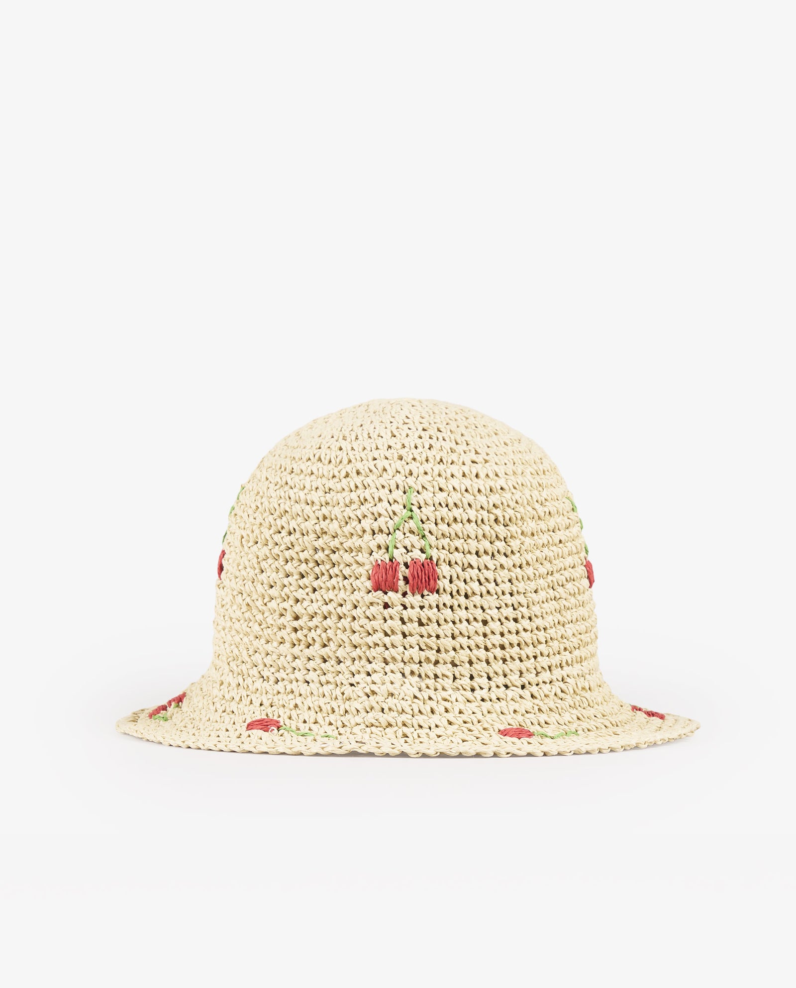 BUCKET RAFIA CEREZAS