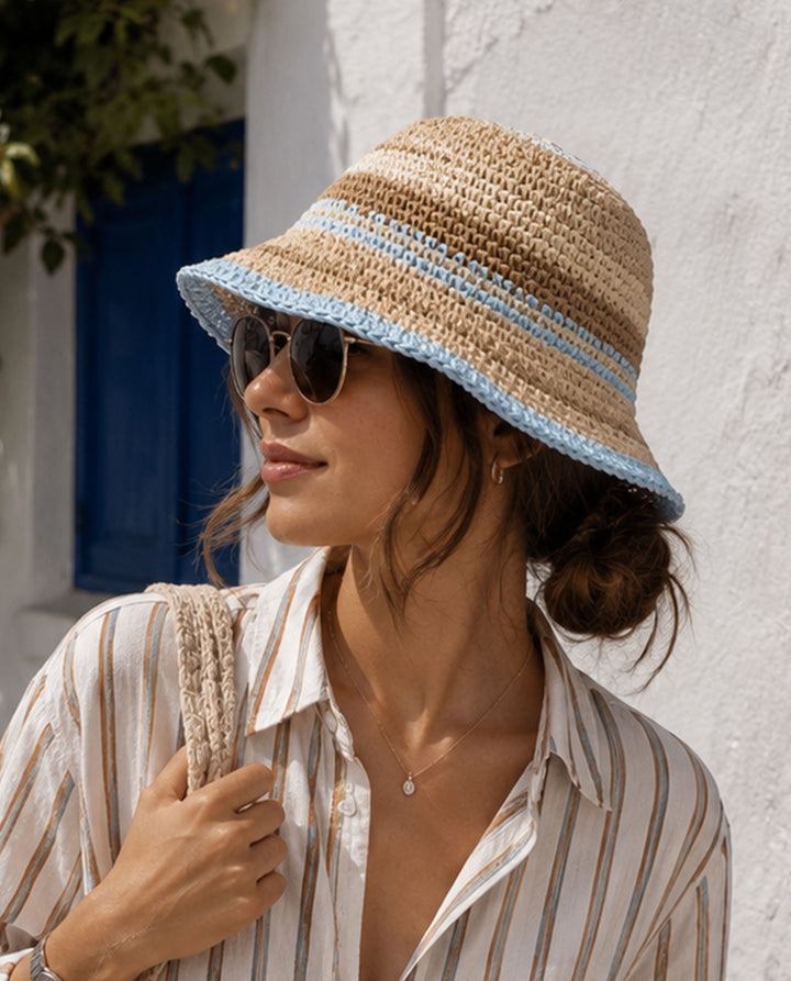 BUCKET RAYAS AZUL