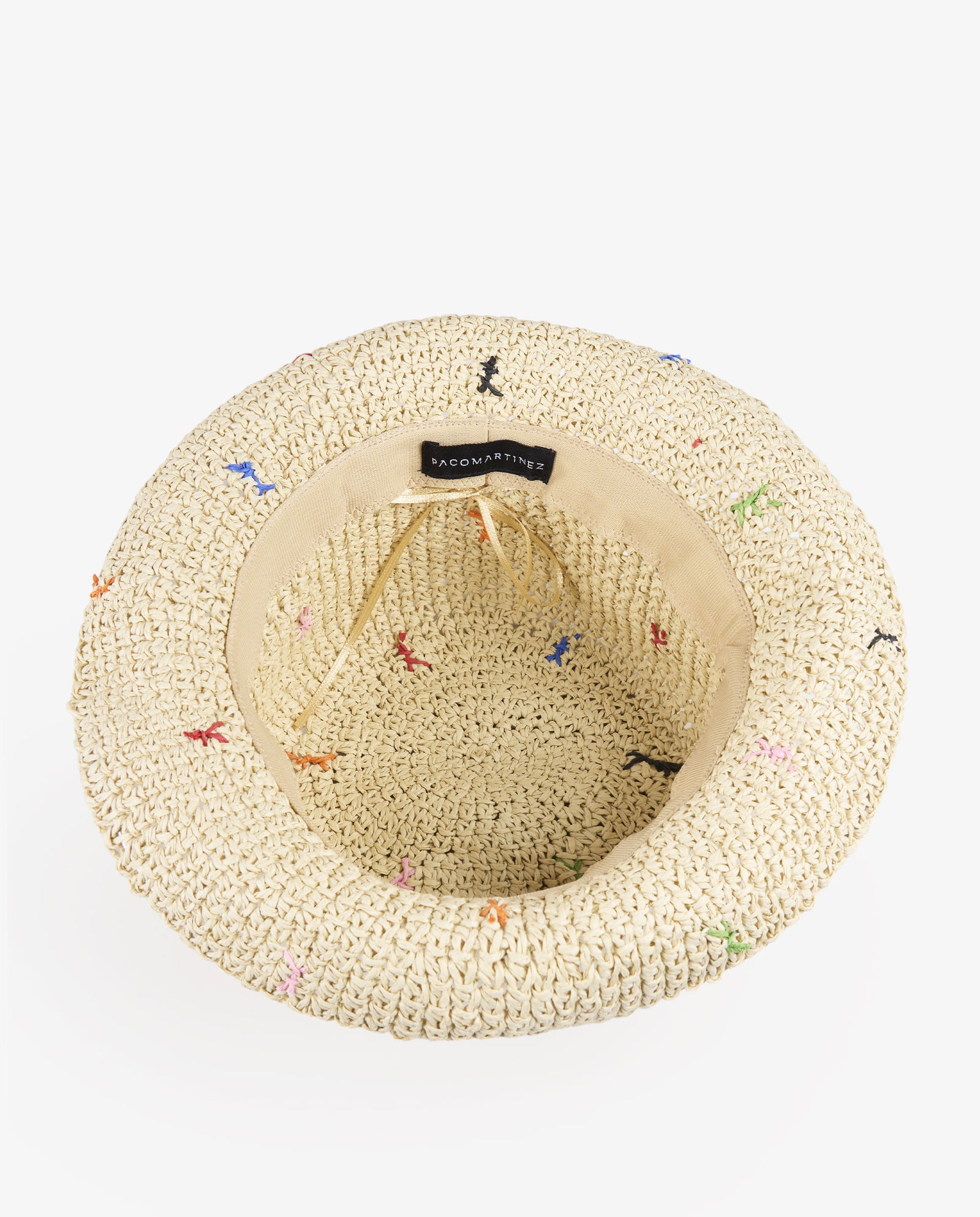 BUCKET RAFIA BORDADOS
