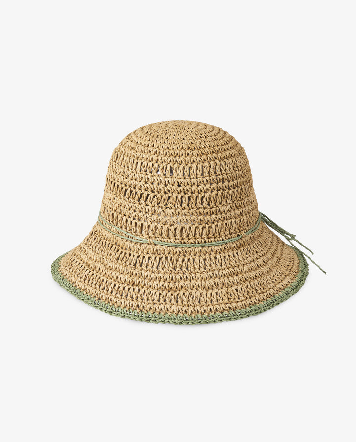 BUCKET RAFIA VERDE
