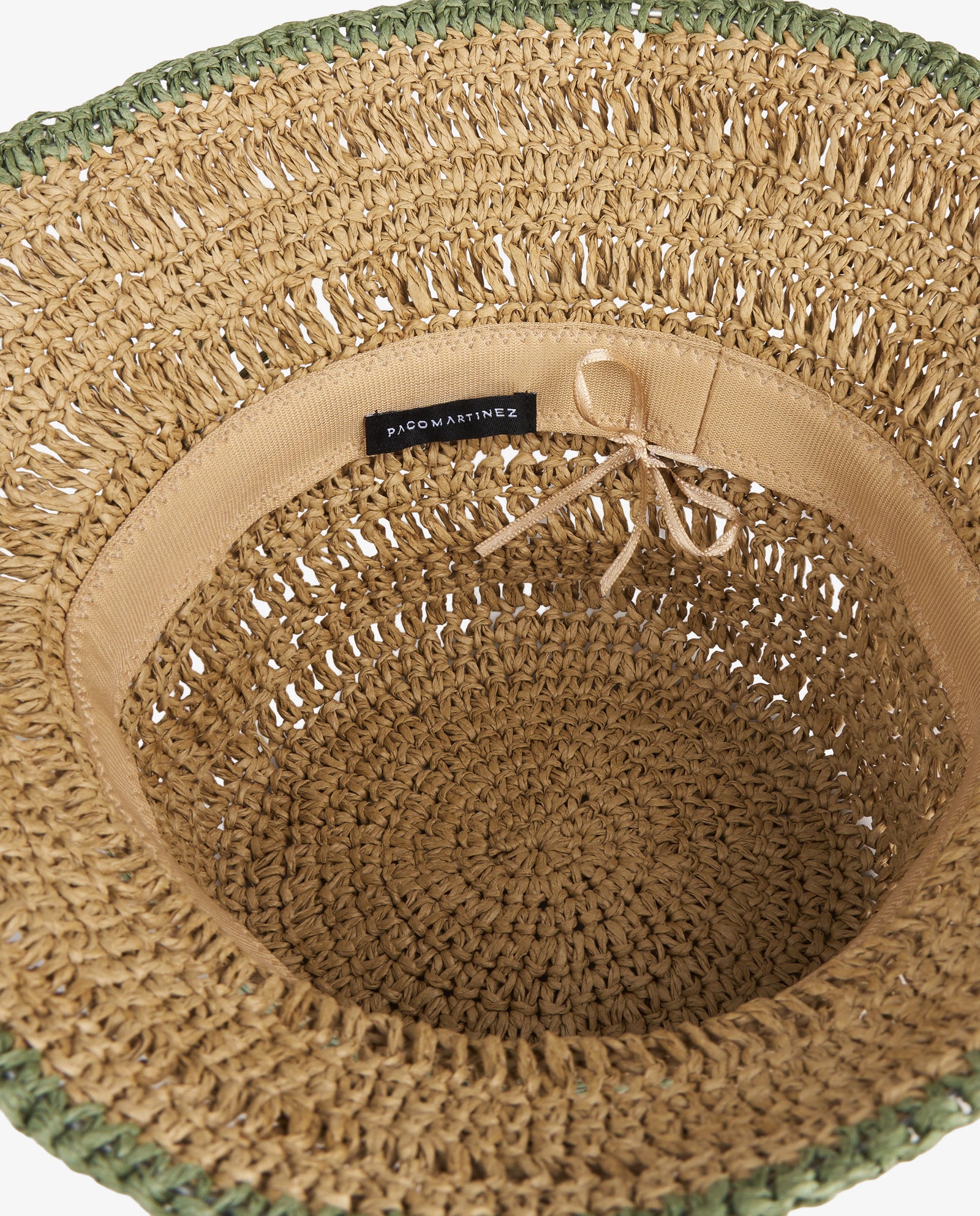 BUCKET RAFIA VERDE