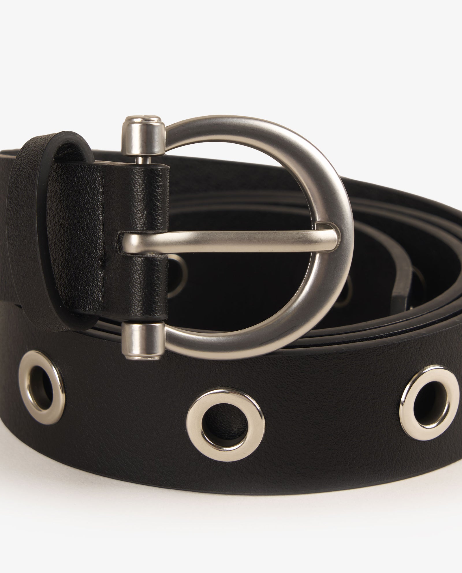 CINTURÓN NEGRO METAL