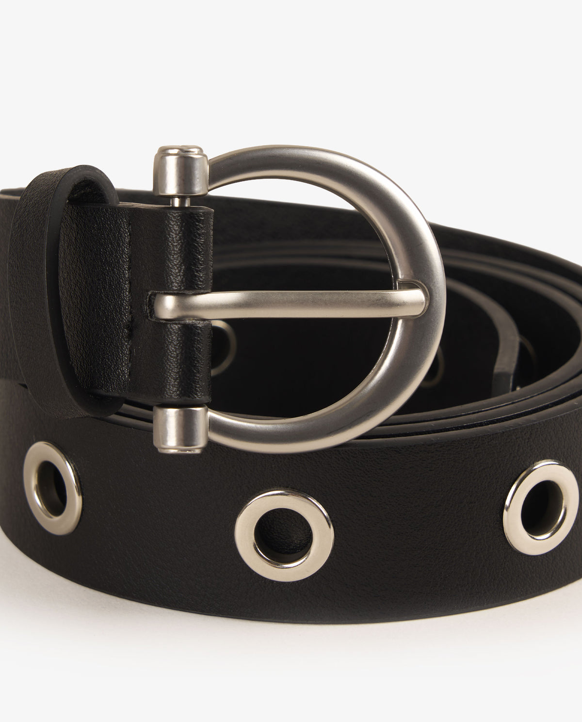 CINTURÓN NEGRO METAL
