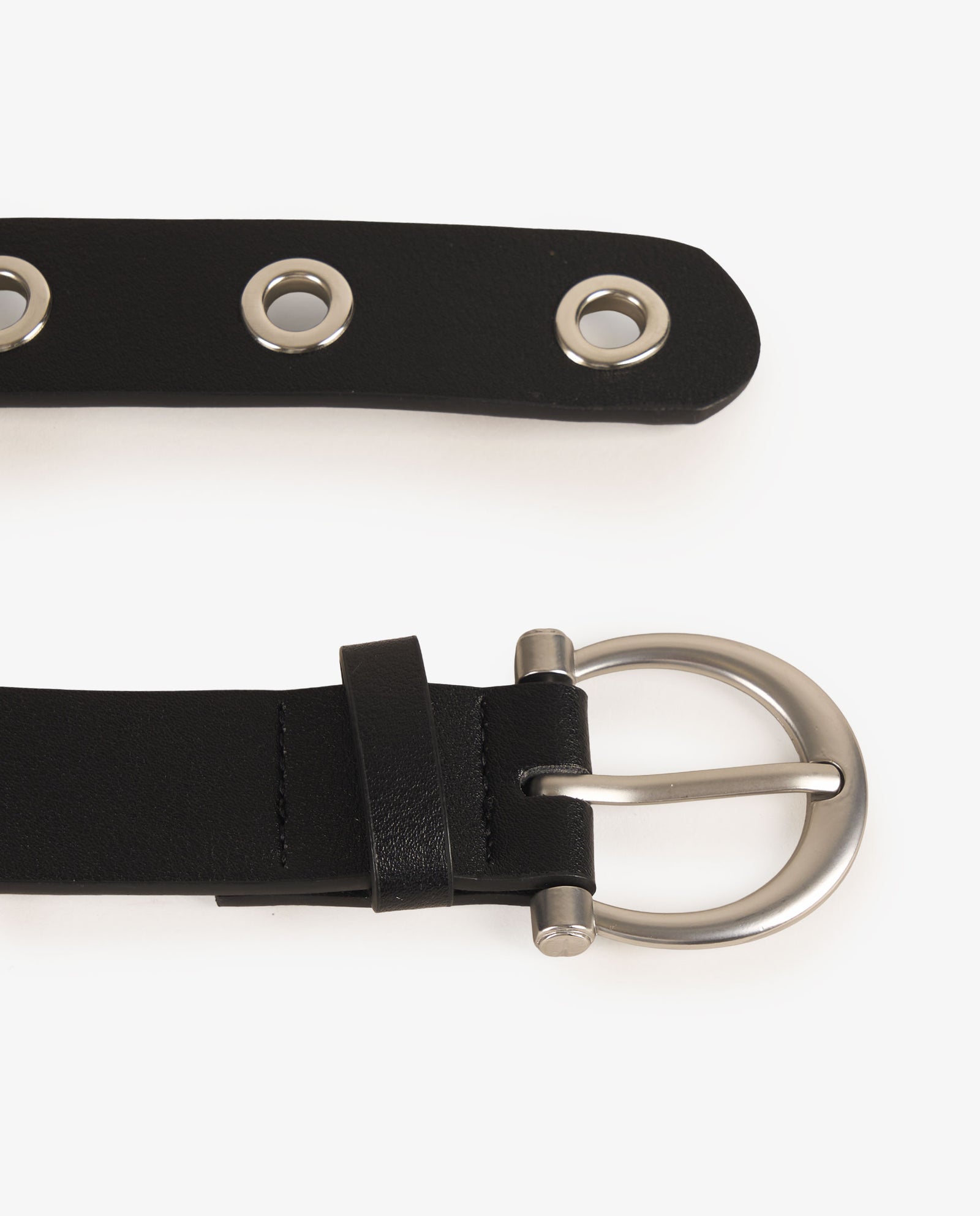 CINTURÓN NEGRO METAL