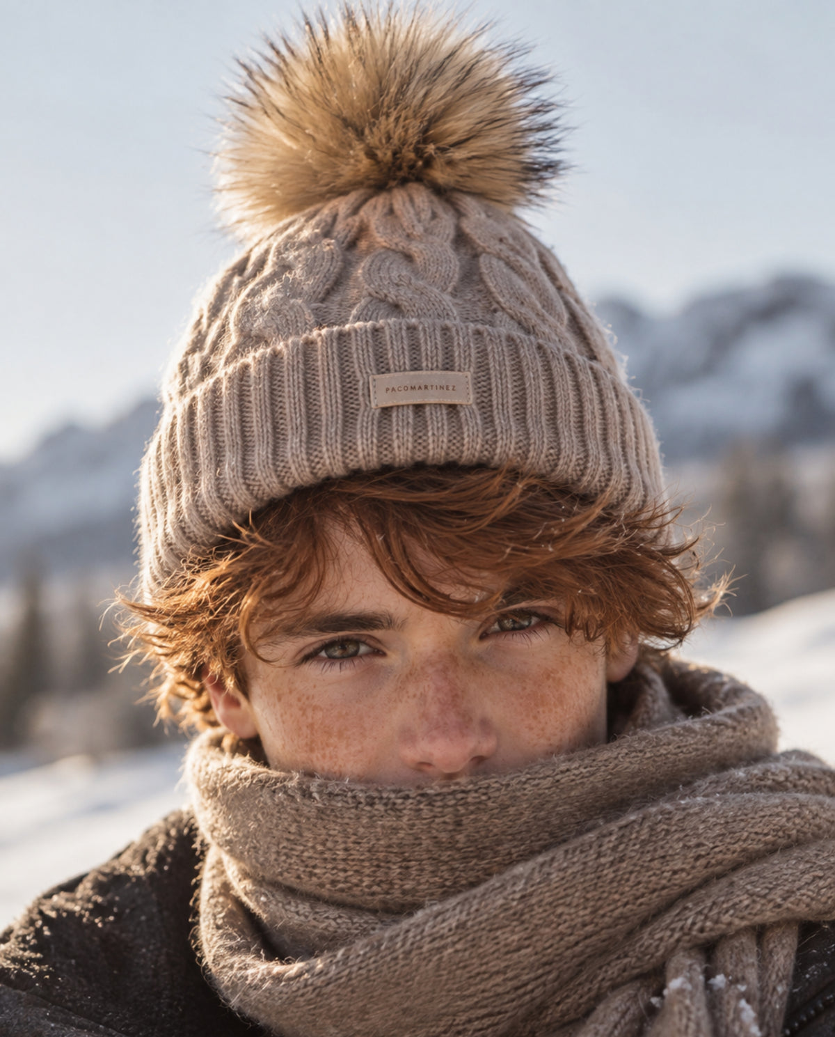GORRO TRENZADO BEIGE