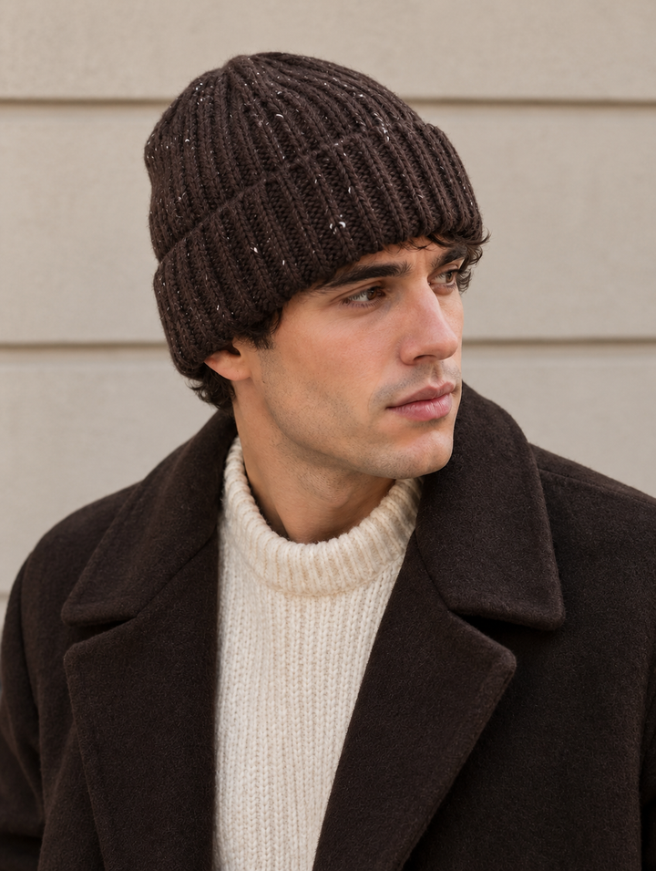 GORRO DE MALHA MESCLADO