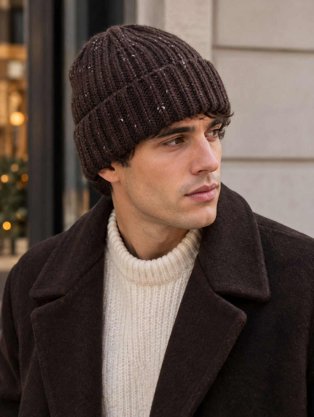 GORRO PUNTO JASPEADO