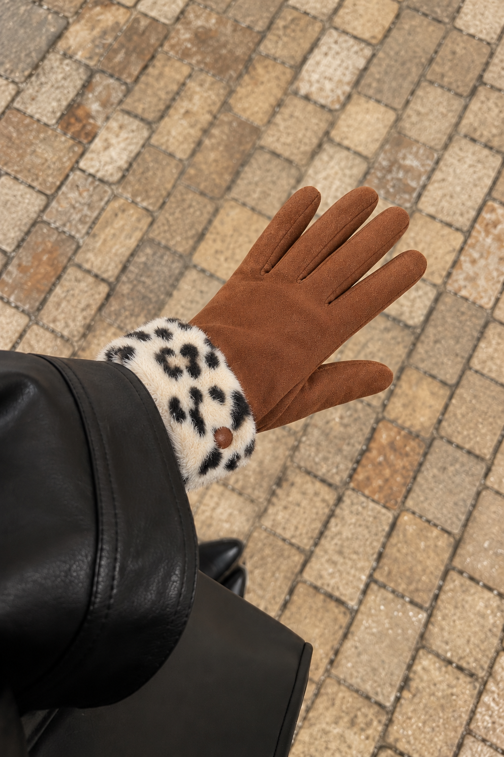 GUANTES PUÑO ANIMAL PRINT