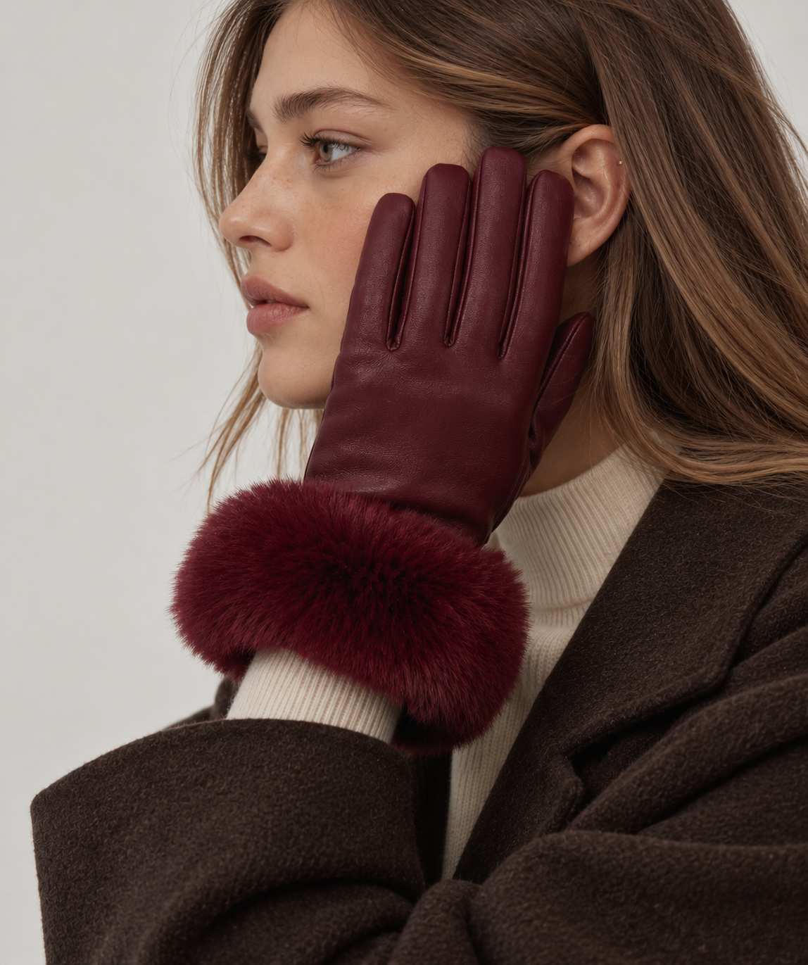GUANTES BURDEOS