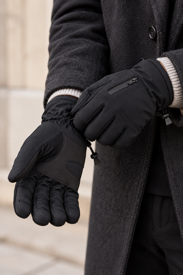 BLACK TECHNICAL GLOVES