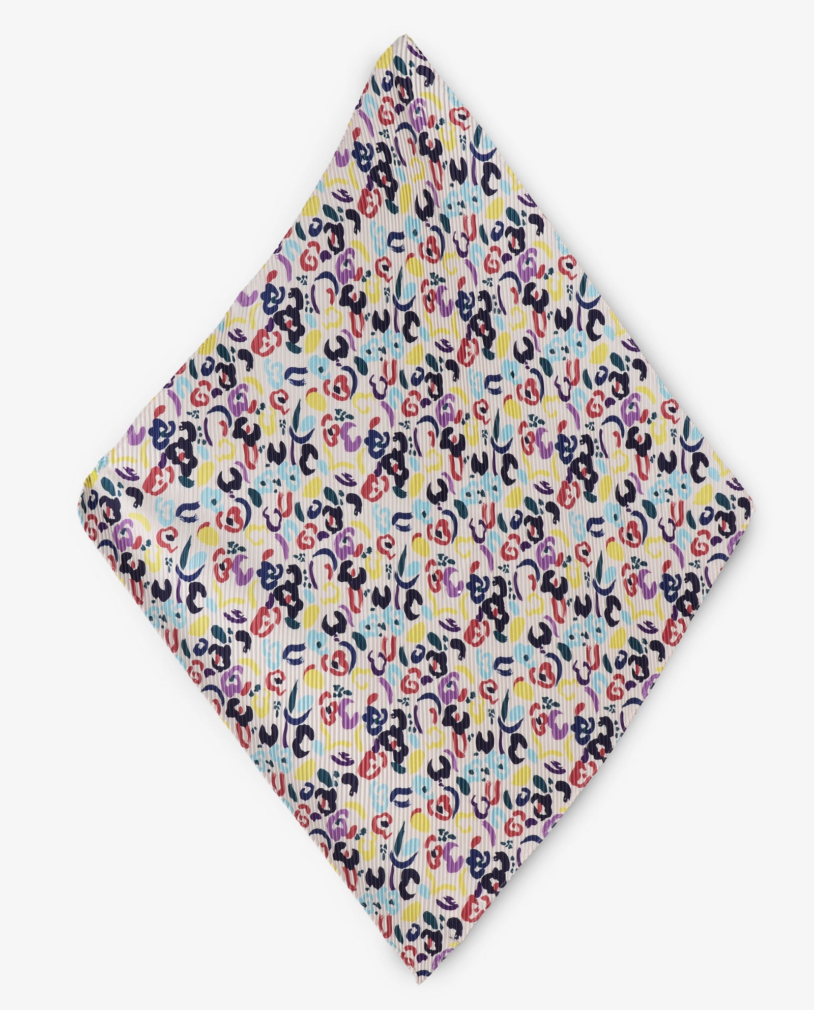 PAÑUELO PLISADO MULTICOLOR