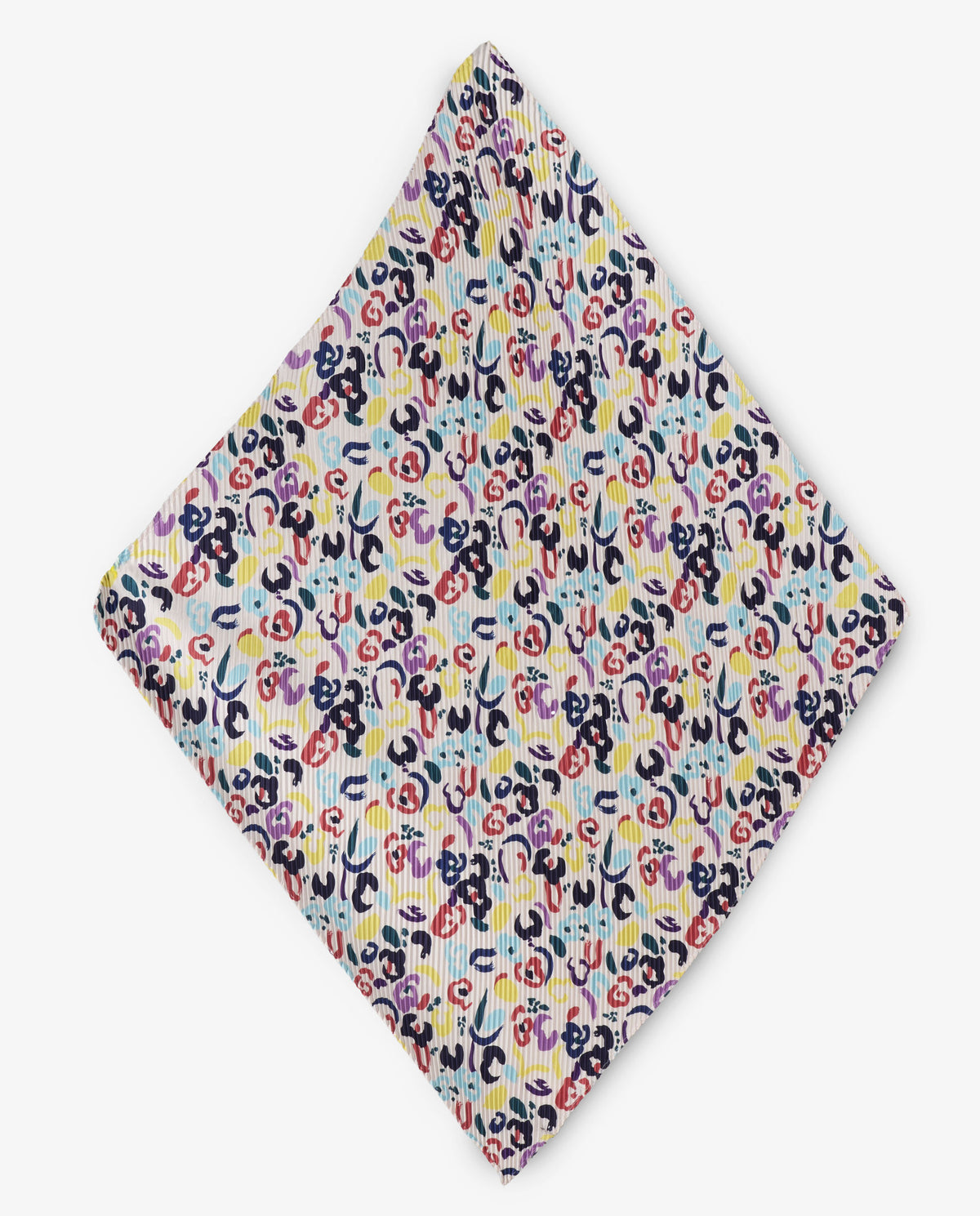 PAÑUELO PLISADO MULTICOLOR