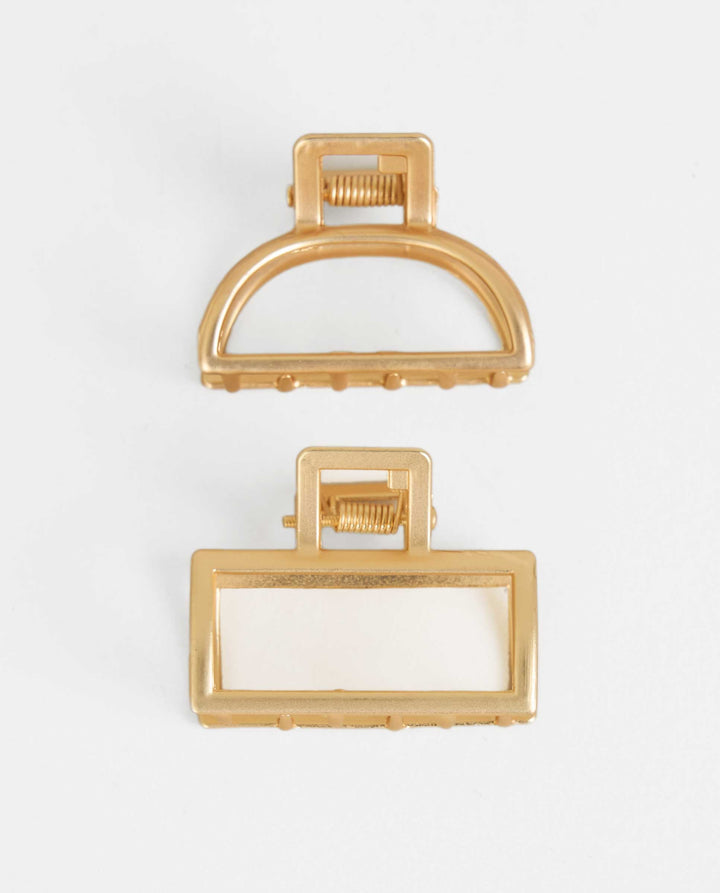 SET PINZAS DORADAS