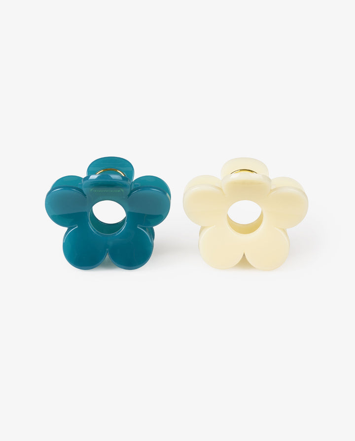 PINZAS PELO FLOR AZUL