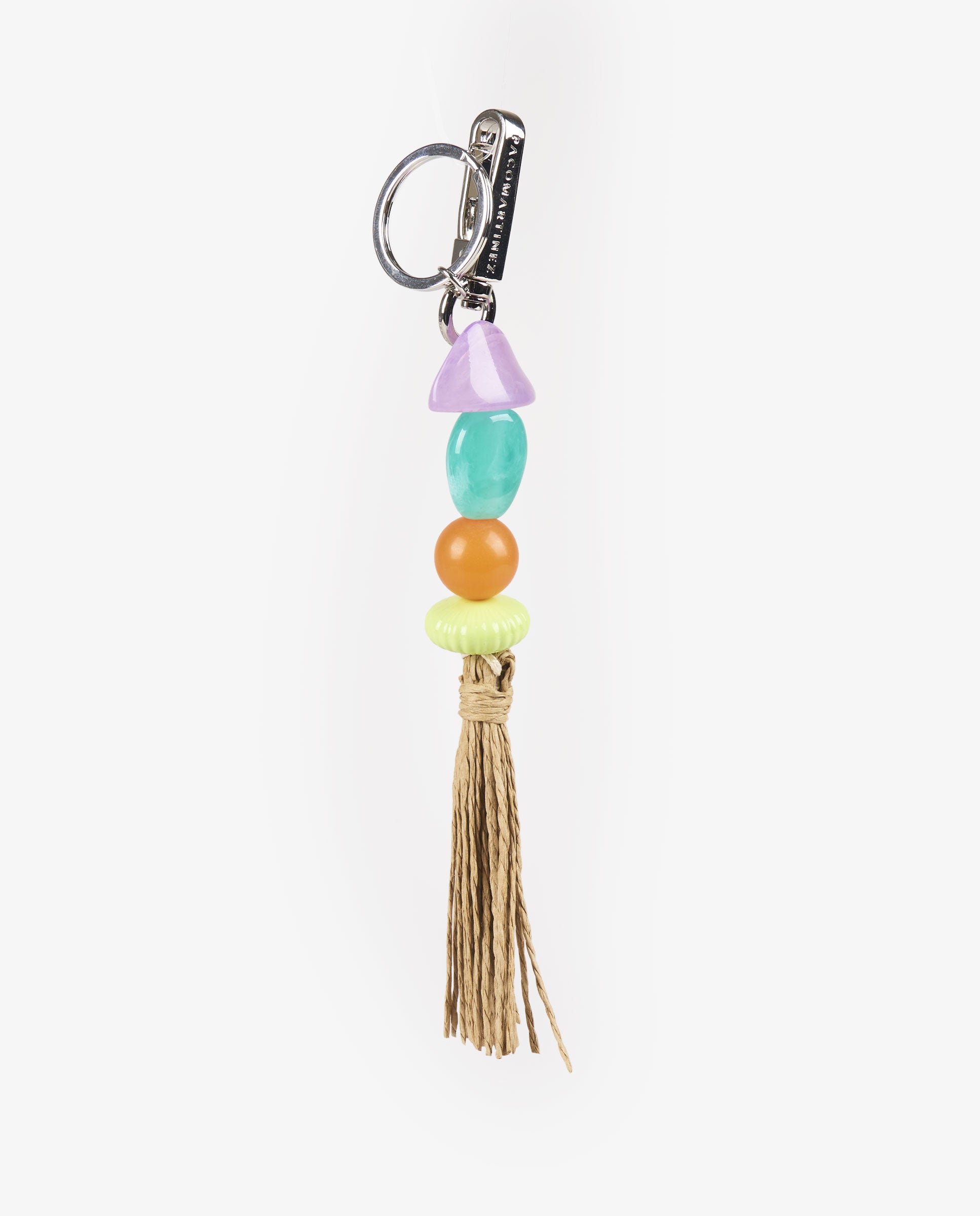 PORTE-CLÉS PERLES RAPHIA