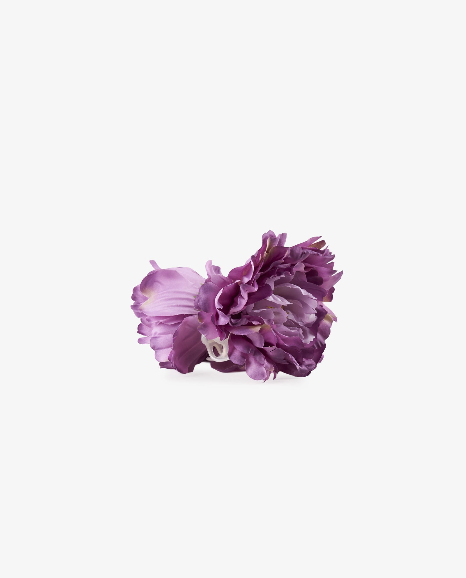PINZA PELO FLOR MORADA