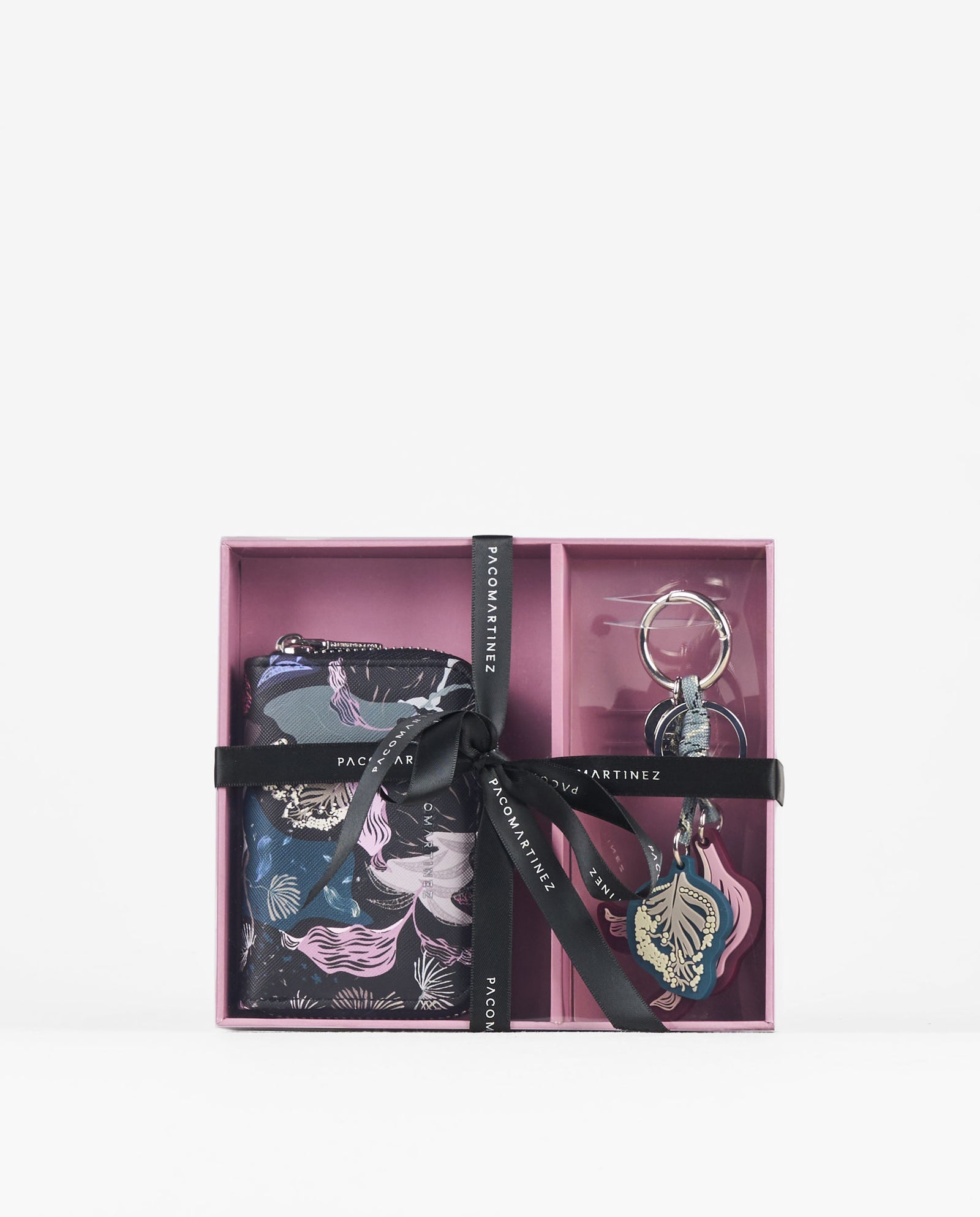 SET REGALO NEGRO FLORAL