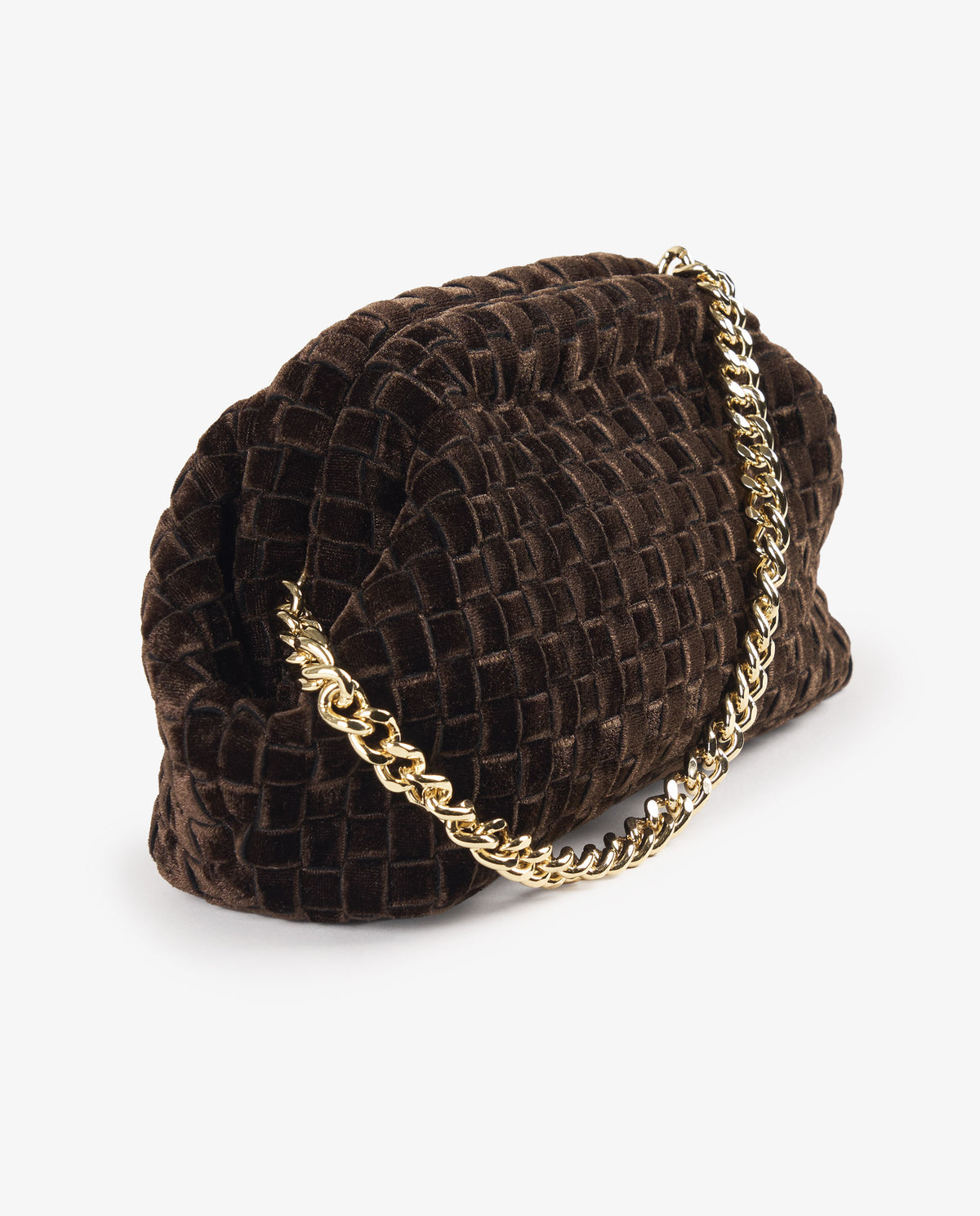 CLUTCH TERCIOPELO TRENZADO