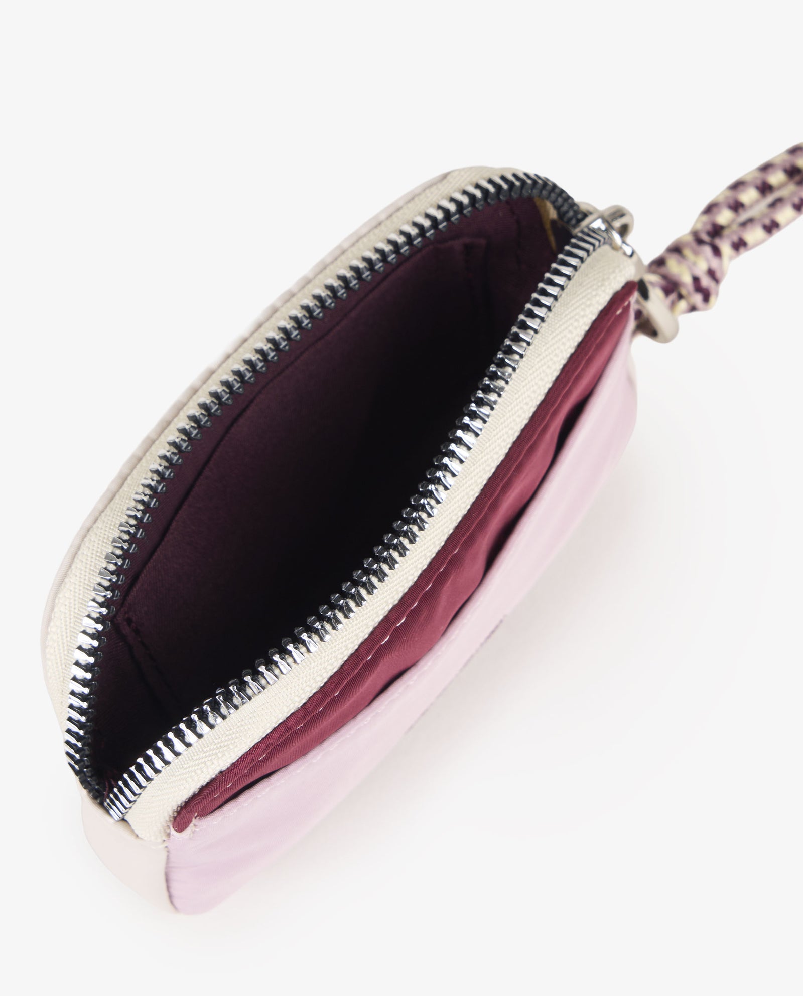 MONEDERO TRICOLOR ROSA