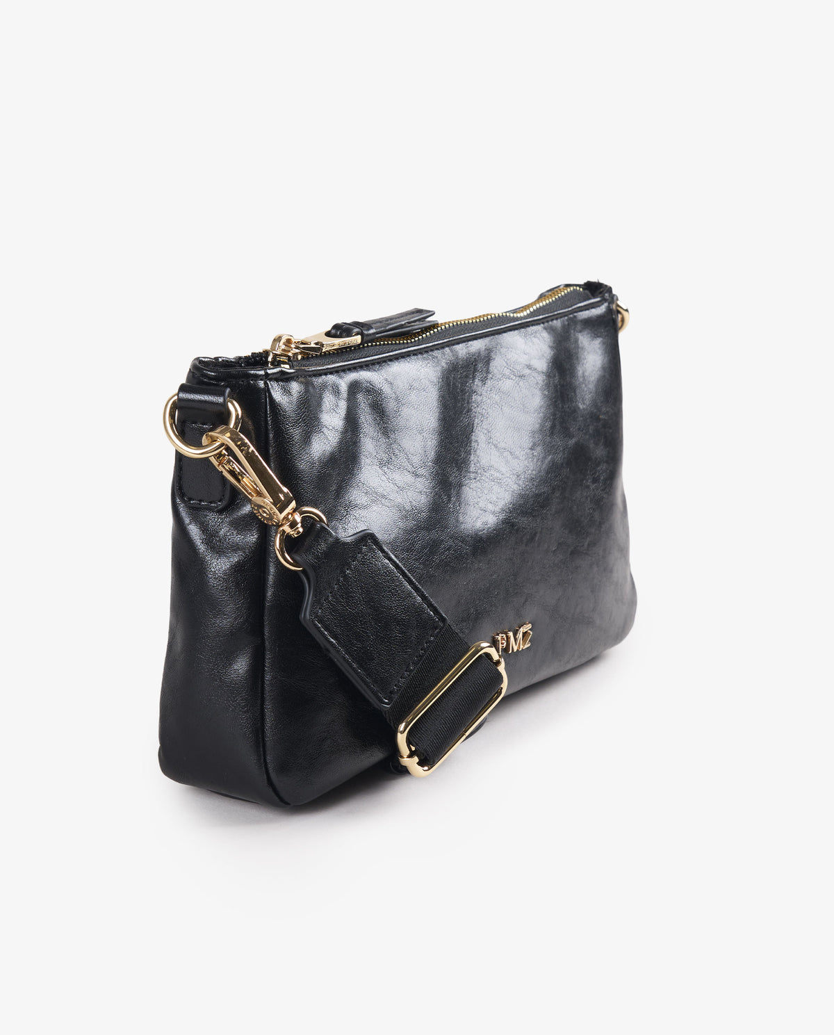 BANDOLERA BRILLO NEGRO