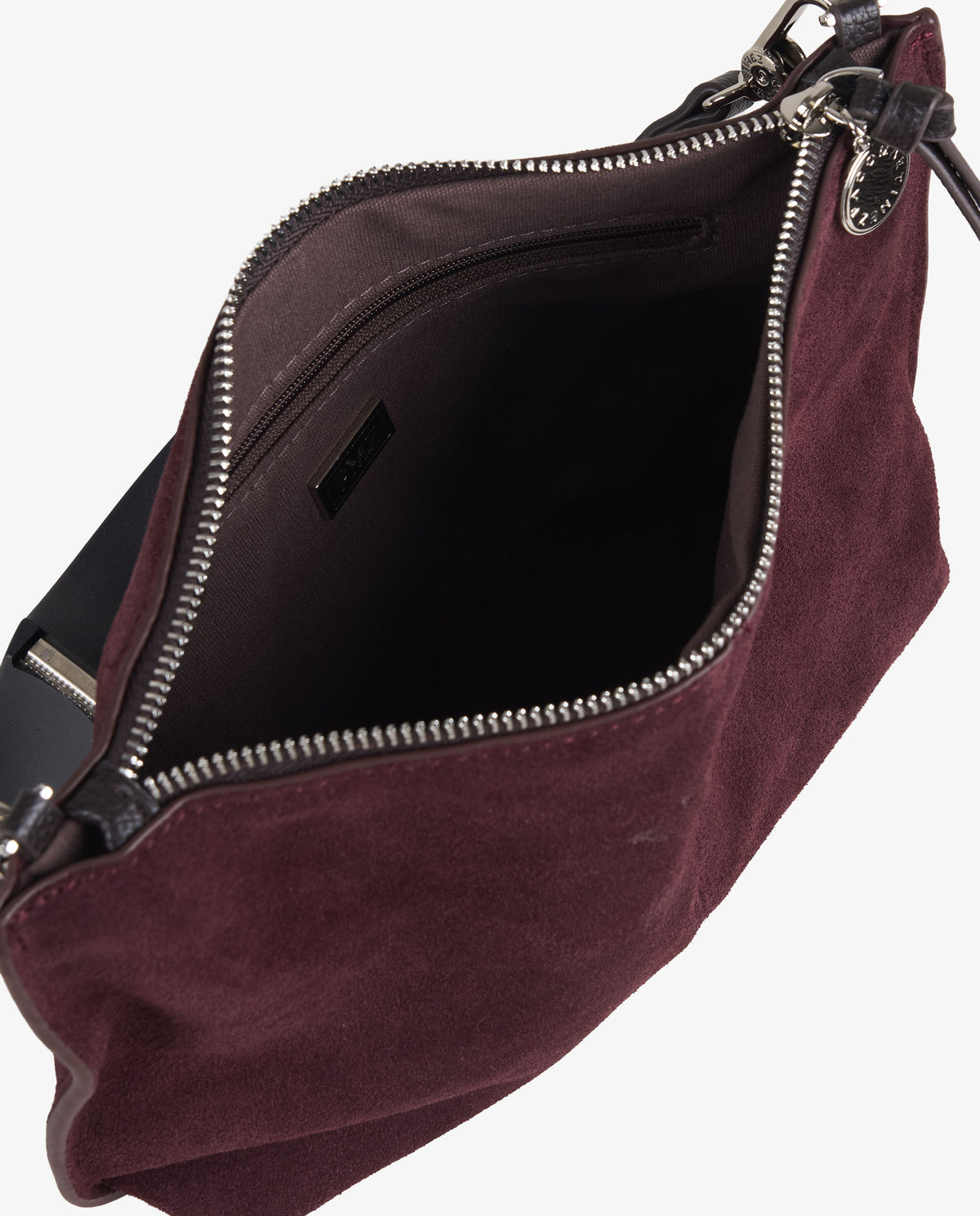 BANDOLERA PIEL BURDEOS