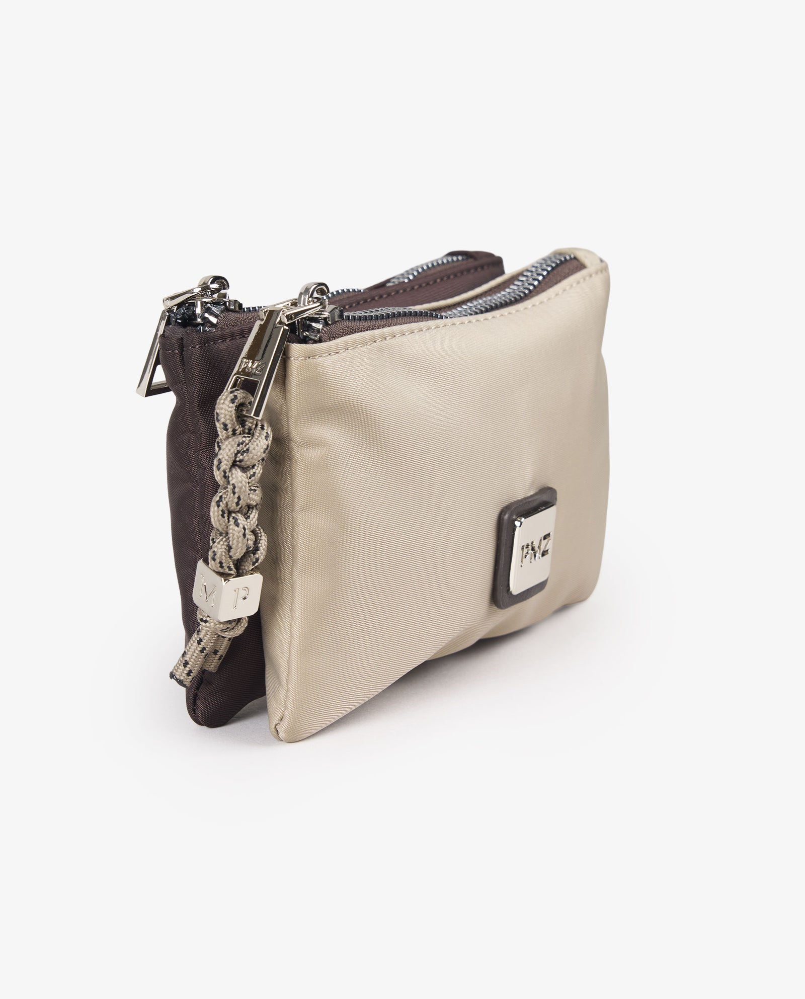 MONEDERO NYLON BEIGE