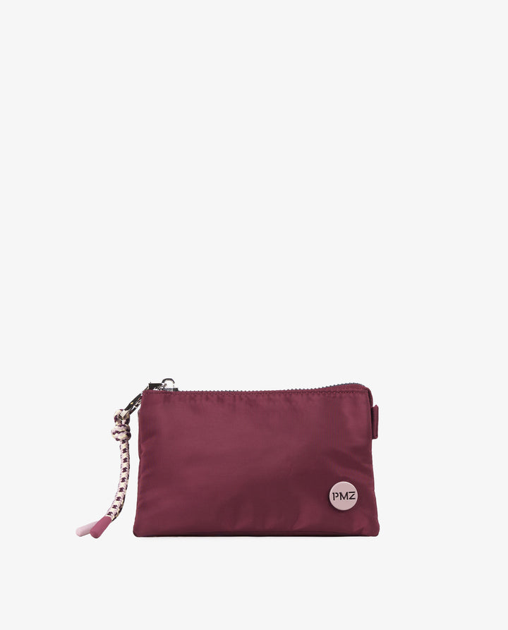MONEDERO TRICOLOR BURDEOS