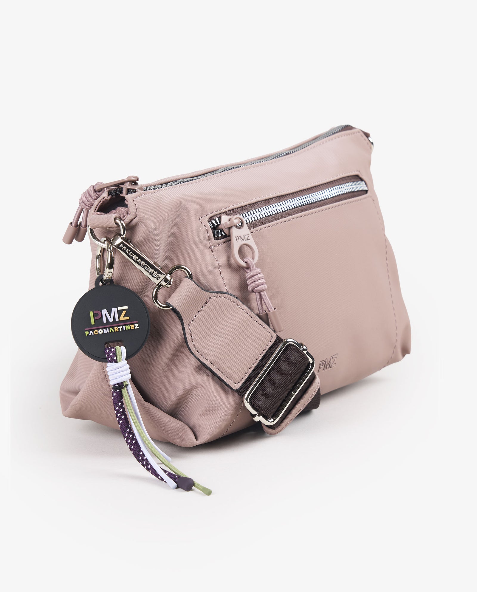 BANDOLERA NYLON SOFT ROSA
