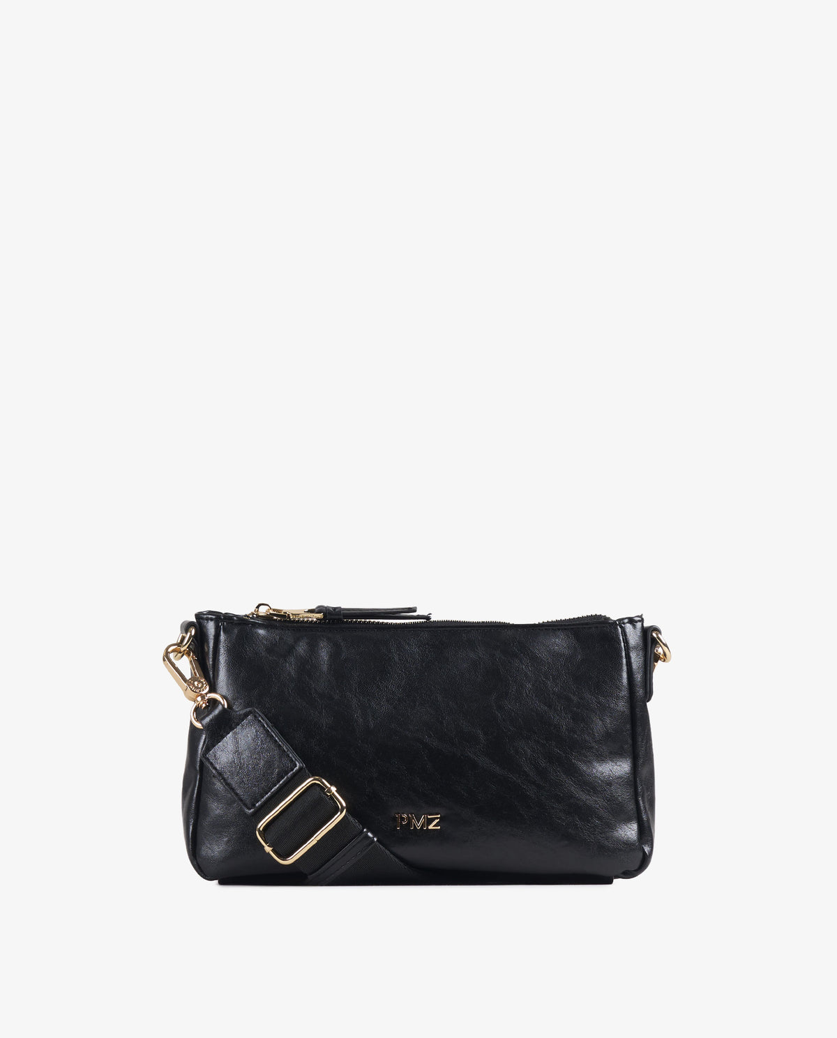 BANDOLERA BRILLO NEGRO