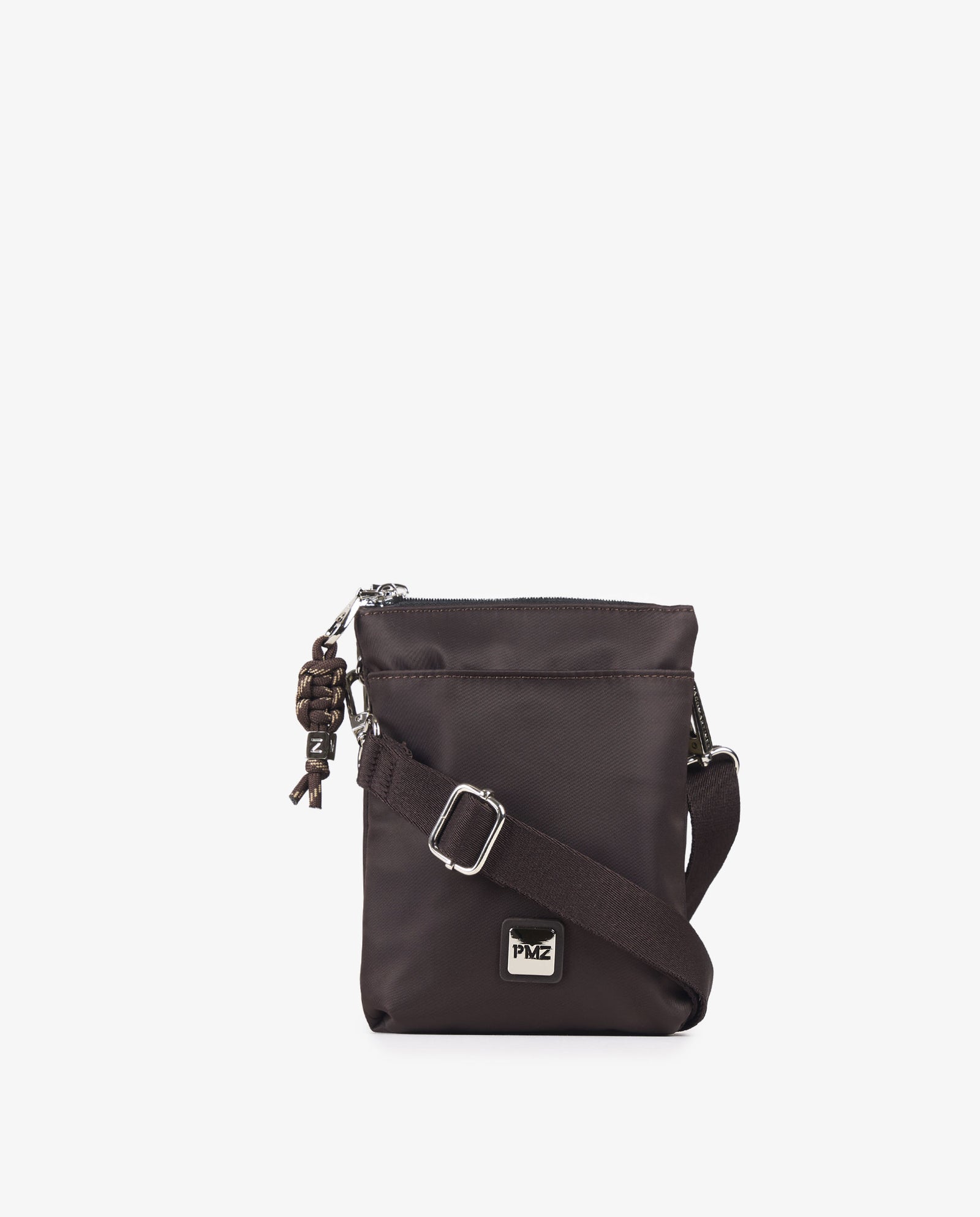 PORTAMOVIL NYLON BICOLOR MARRÓN