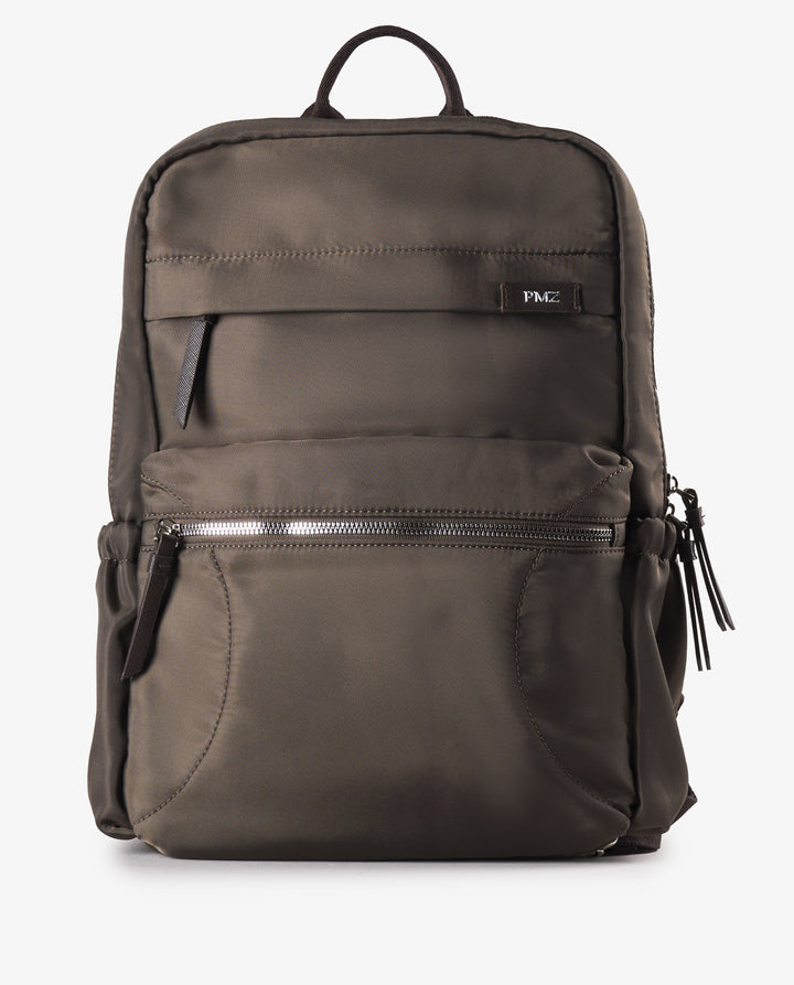 MOCHILA NYLON MARRÓN
