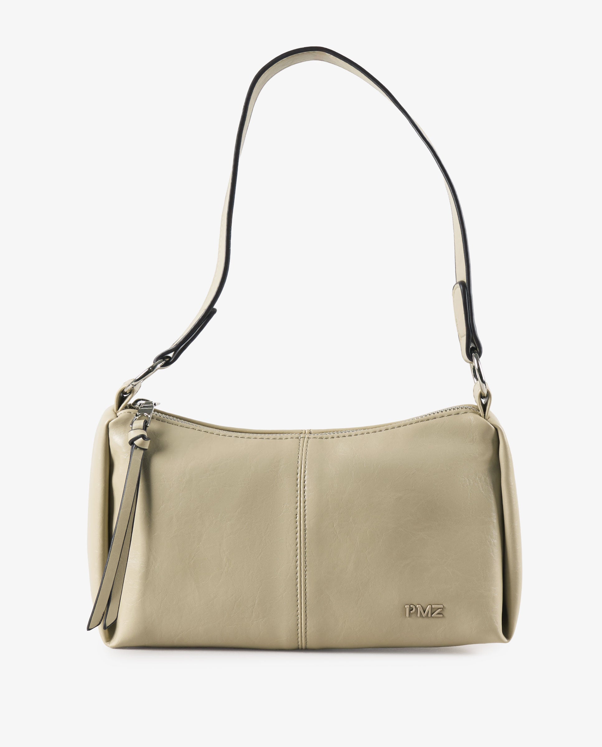 SAC BANDOULIÈRE EFFET CUIR BEIGE