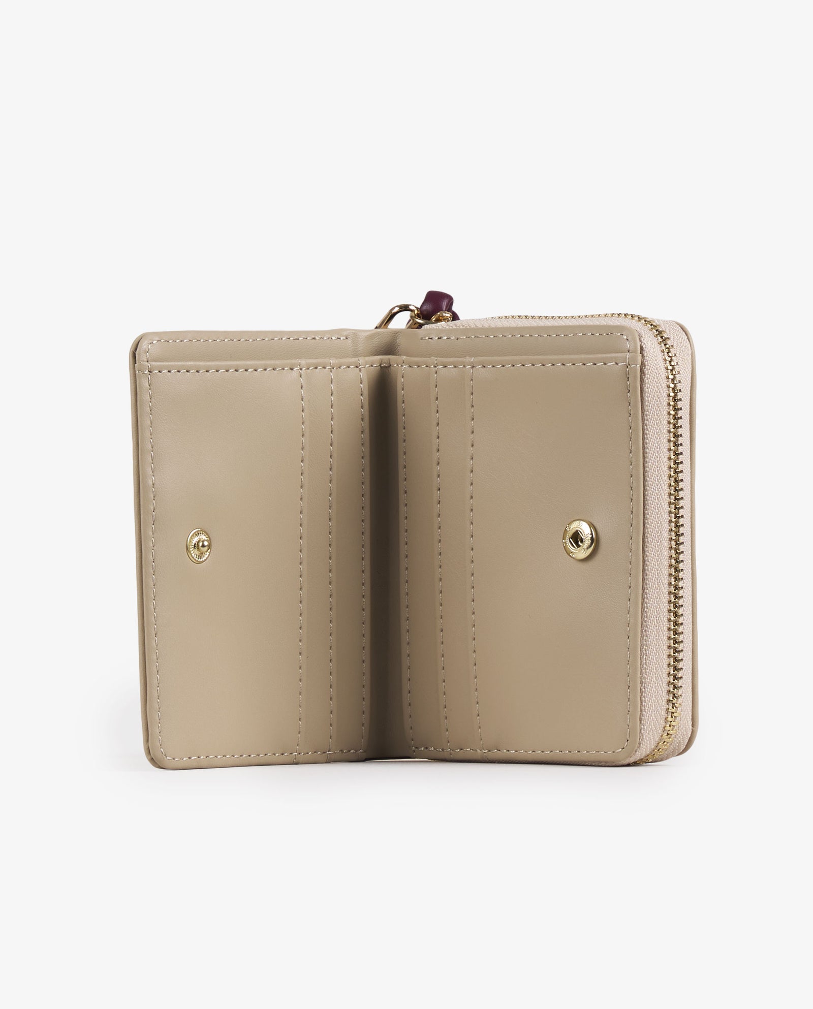 BILLETERA NUDO BEIGE