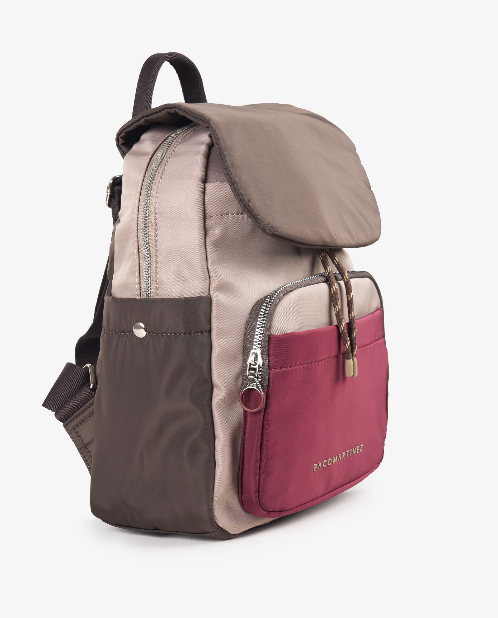 MOCHILA TRICOLOR BEIGE