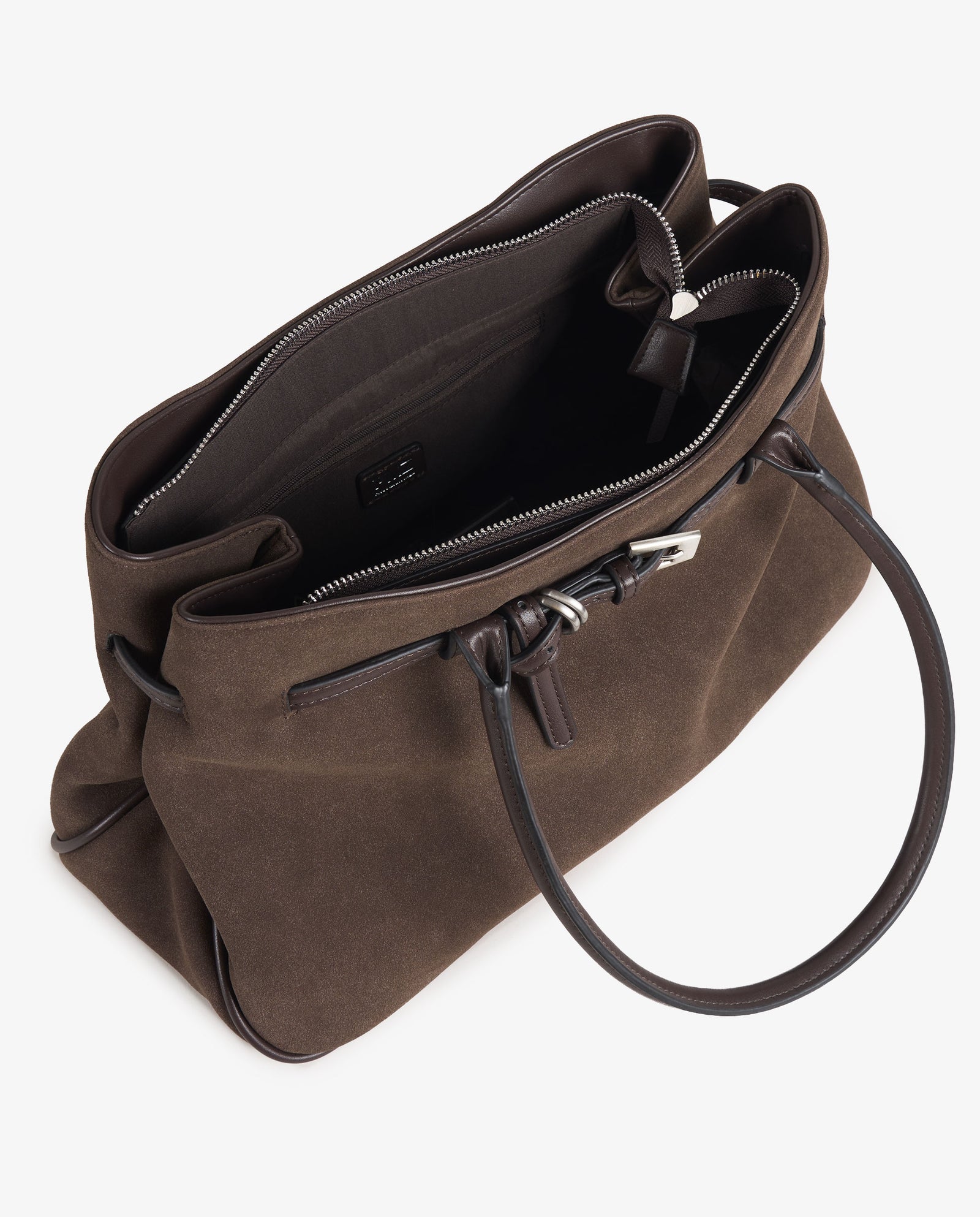 SHOULDER NOBUCK MARRÓN