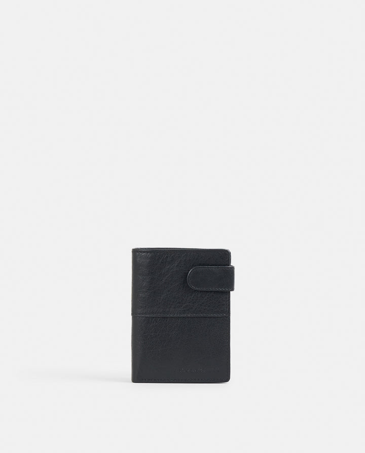 PORTEFEUILLE VERTICAL CUIR À RABAT