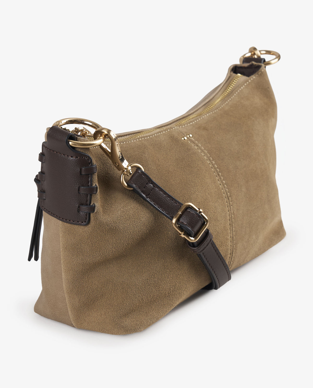 BANDOLERA PIEL BEIGE