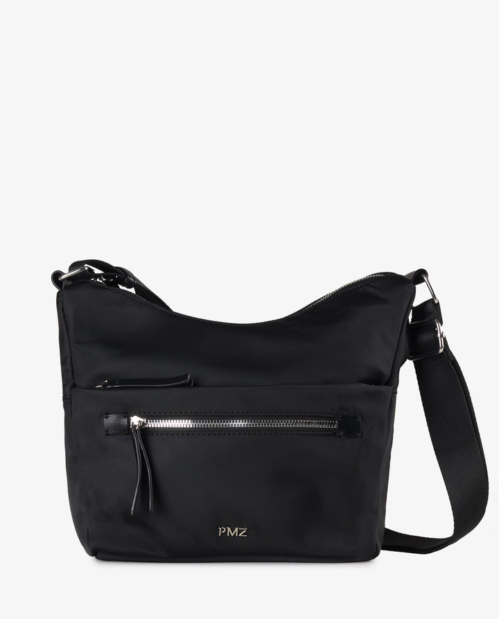 BANDOLERA NYLON NEGRO