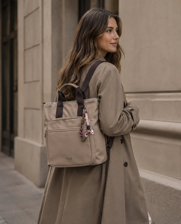 MOCHILA ASAS BEIGE