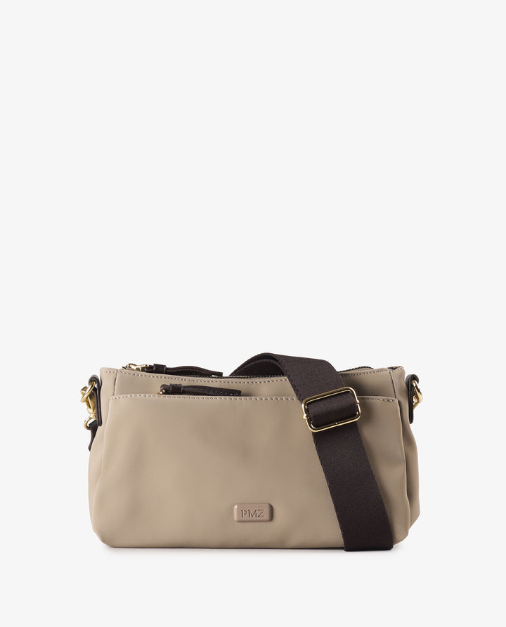 BANDOLERA ENGOMADA BEIGE