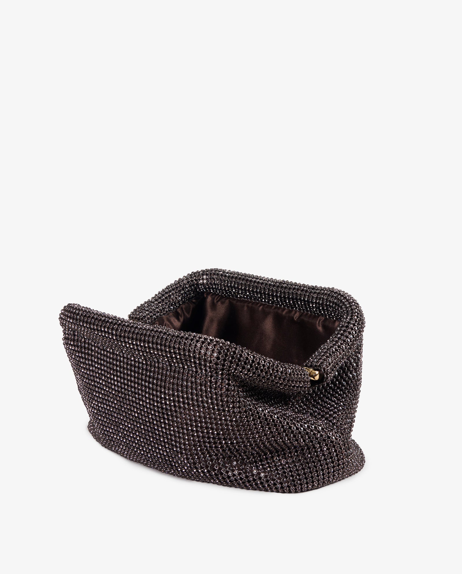 CLUTCH STRASS MARRÓN