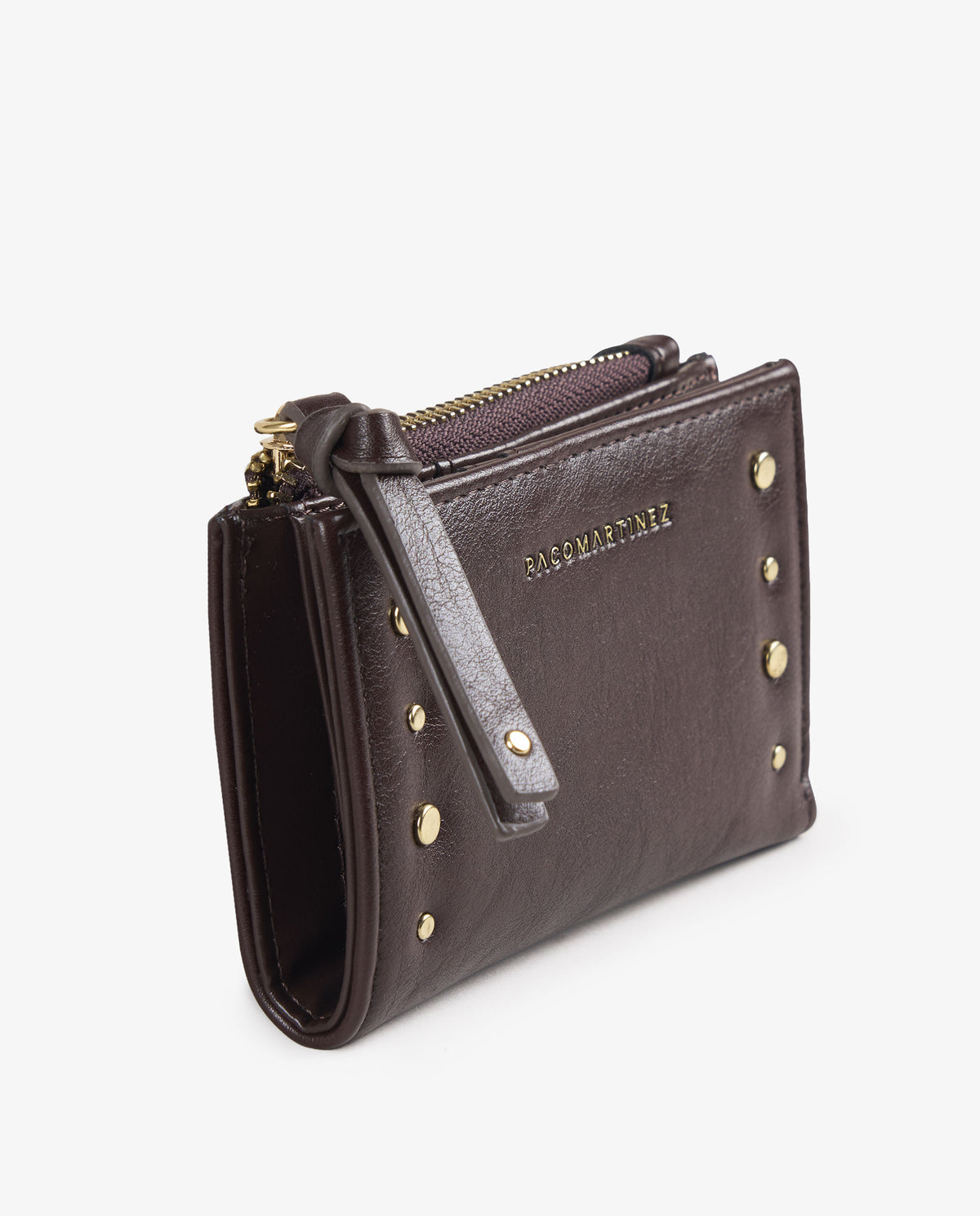BILLETERA TACHUELAS MARRÓN
