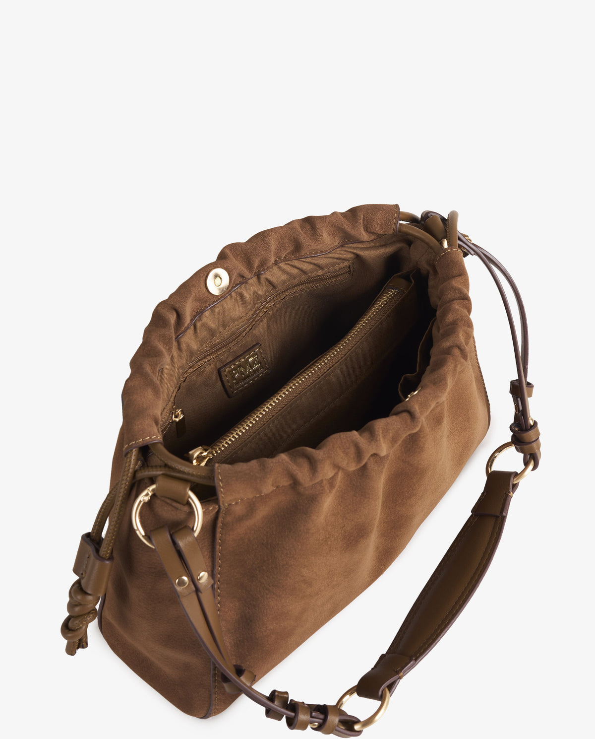 SHOULDER FRUNCIDOS CAMEL