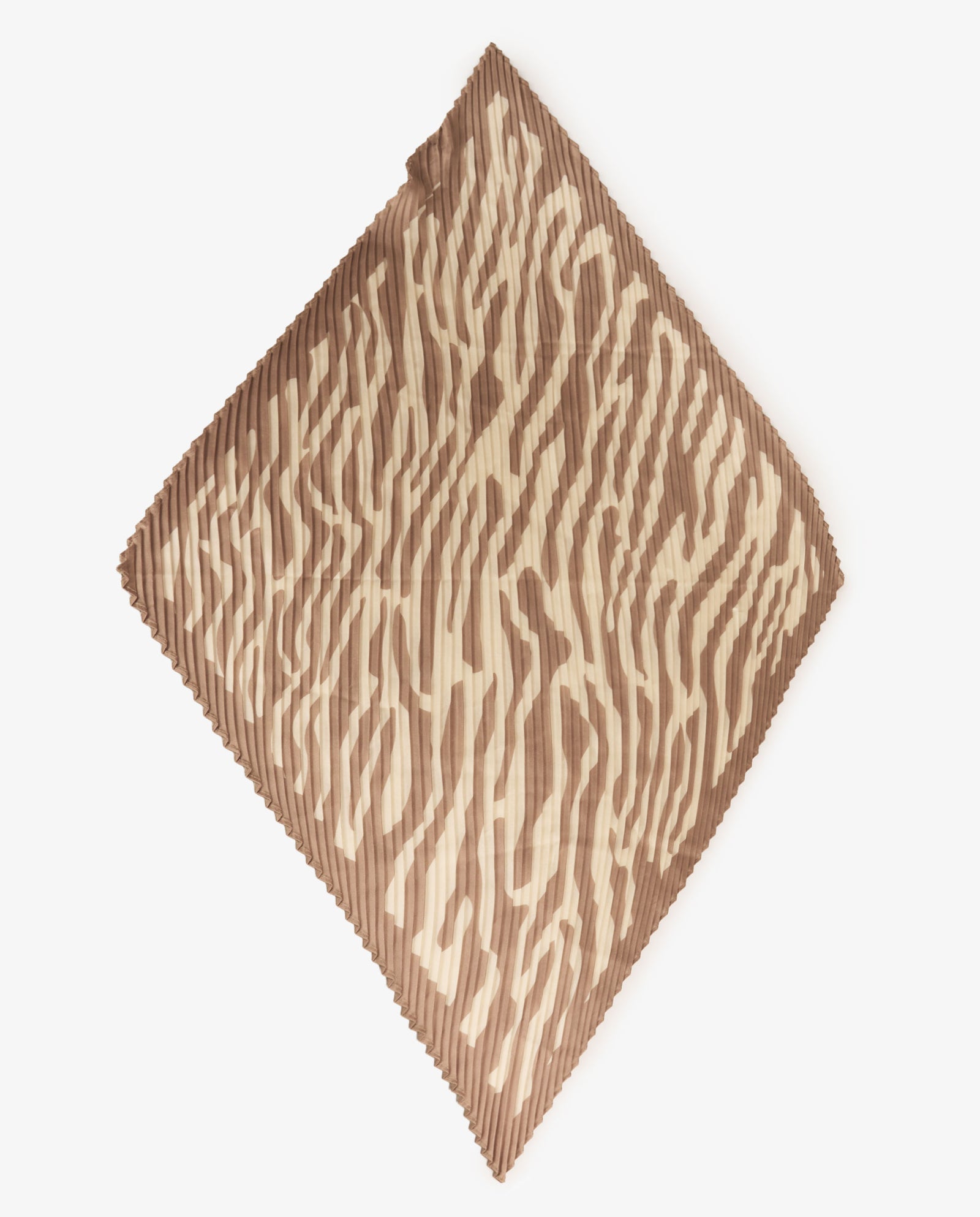 PAÑUELO PLISADO BEIGE