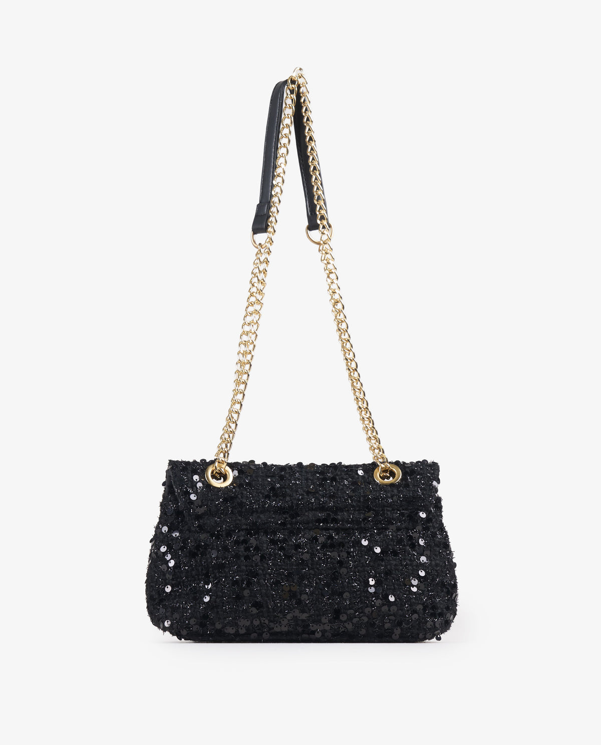 FLAP TWEED NEGRO