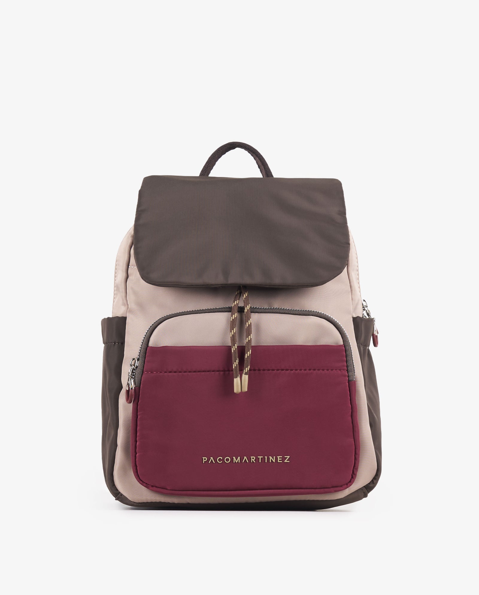 MOCHILA TRICOLOR BEIGE